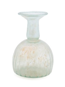 ROMAN GLASS SPHERICAL FLASK, 2ND-3RD C. AD