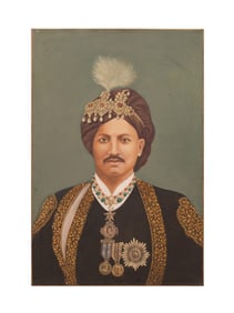 CONTINENTAL SCHOOL PORTRAIT OF A MAN OIL ON CANVAS