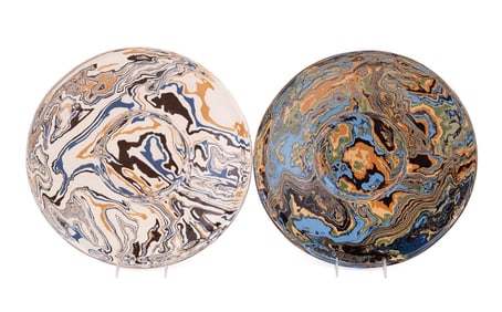 TWO LARGE TERRE MELEE CHARGERS