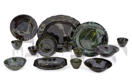 GROUP OF 14 ASSORTED TERRE MELEE ITEMS