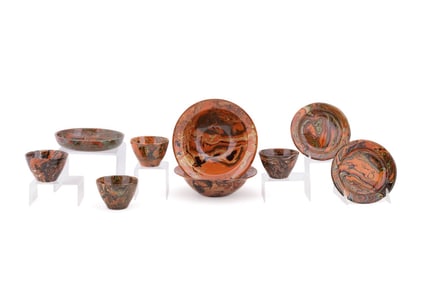 GROUP OF 9 ASSORTED TERRE MELEE ITEMS