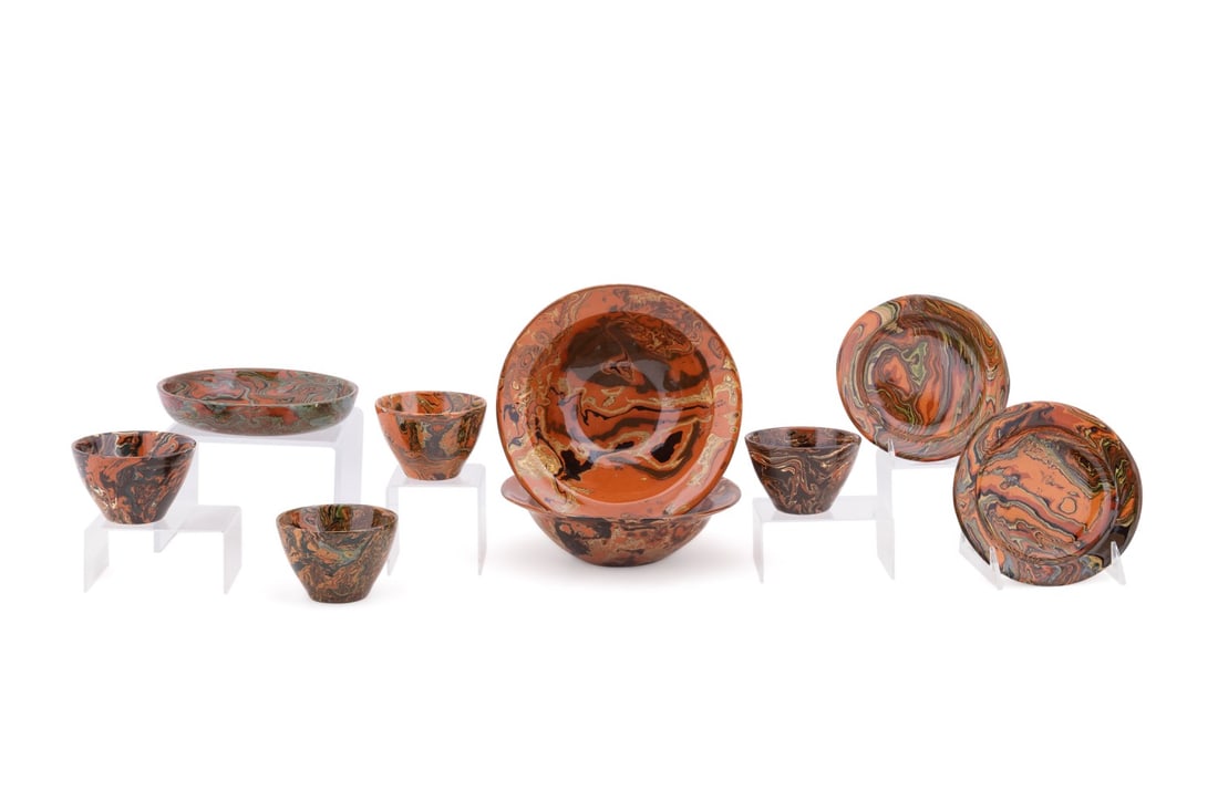 GROUP OF 9 ASSORTED TERRE MELEE ITEMS (1 of 19)