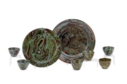 GROUP OF 8 ASSORTED TERRE MELEE ITEMS