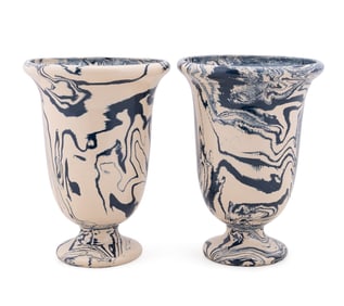 GROUP OF 2 TERRE MELEE MEDICIS VASES