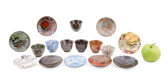 GROUP OF 16 ASSORTED TERRE MELEE ITEMS