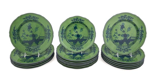 RICHARD GINORI, 18 'ORIENTE ITALIANO' PLATES