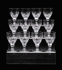WILLIAM YEOWARD, 12 'IONA' SMALL WINE GLASSES