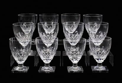 WILLIAM YEOWARD, 12 PIECES OF 'CAROLINE' STEMWARE