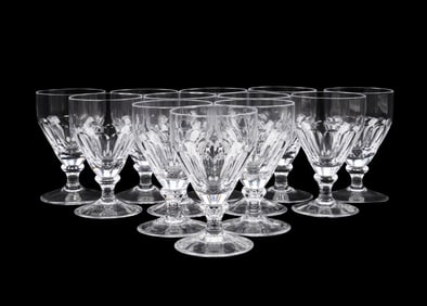 WILLIAM YEOWARD, 12 'IONA' LARGE WINE GLASSES