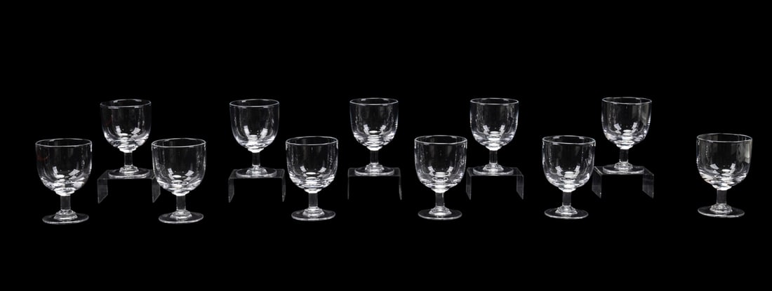 WILLIAM YEOWARD, SET OF 11 'MAGGIE' WATER GOBLETS (1 of 6)