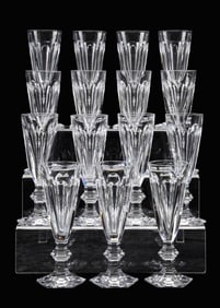 BACCARAT, 15 'HARCOURT-VERSAILLES' CHAMP. FLUTES