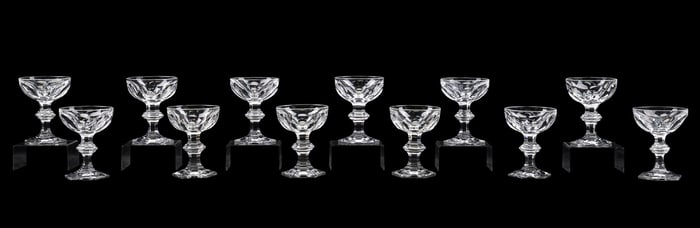 BACCARAT, 12 'HARCOURT-VERSAILLES' CHAMP. COUPES