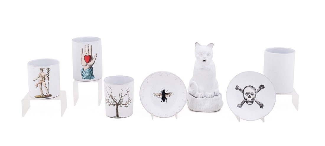 JOHN DERIAN & ASTIER DE VILLATTE, GROUP OF 8 ITEMS (1 of 13)