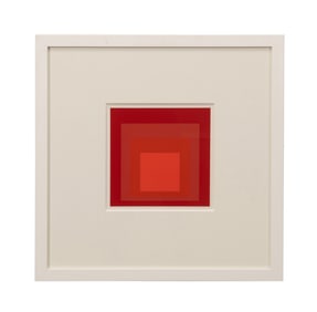 J. ALBERS 'HOMAGE TO THE SQUARE: R-lll A-4' 1977