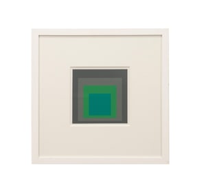 J. ALBERS 'HOMAGE TO THE SQUARE RENEWED HOPE' 1977