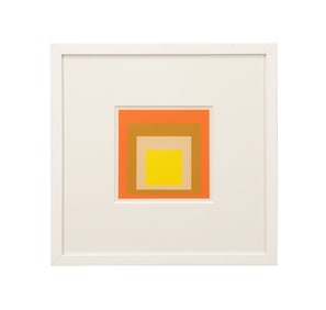 J. ALBERS 'HOMAGE TO THE SQUARE: YES SIR!' 1977