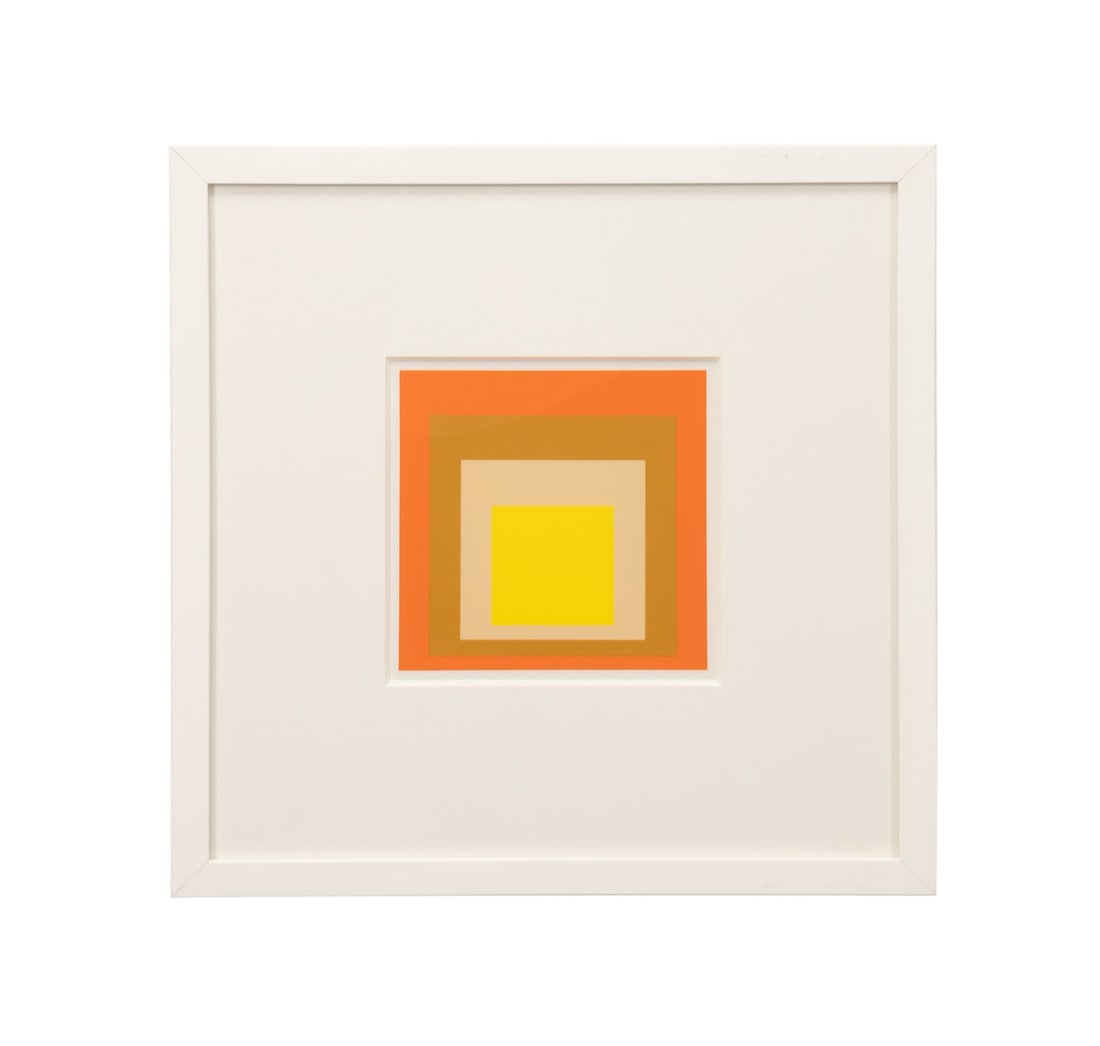 J. ALBERS 'HOMAGE TO THE SQUARE: YES SIR!' 1977 (1 of 5)