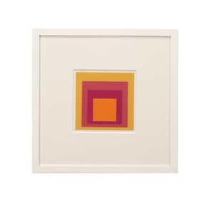 J. ALBERS 'HOMAGE TO THE SQUARE: LA TEHUANA' 1977