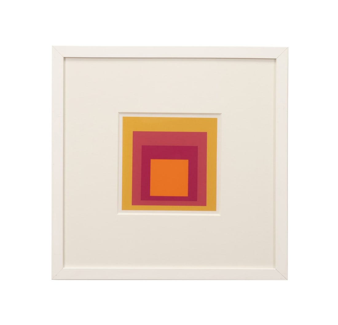 J. ALBERS 'HOMAGE TO THE SQUARE: LA TEHUANA' 1977 (1 of 5)