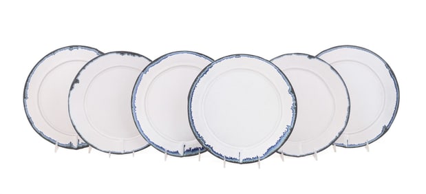 TYLER HAYS FOR BDDW, GROUP OF 6 DINNER PLATES