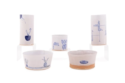 TYLER HAYS FOR BDDW, GROUP OF 5 ITEMS