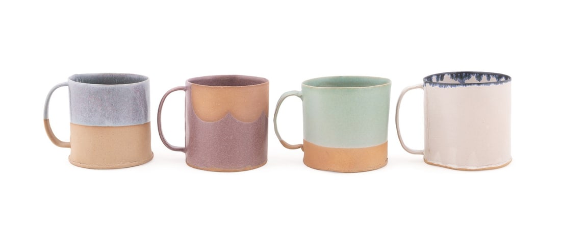 TYLER HAYS FOR BDDW, GROUP OF 4 COFFEE MUGS (1 of 6)