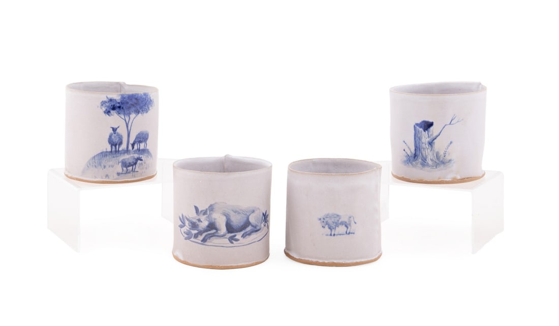 TYLER HAYS FOR BDDW, GROUP OF 4 ROCKS CUPS (1 of 6)