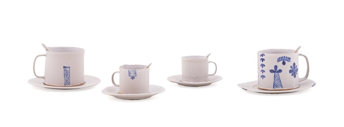 TYLER HAYS FOR BDDW, CAPPUCCINO & ESPRESSO SETS