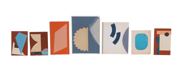 LAURI HOPKINS, GROUP OF 7 COLLAGES 2021