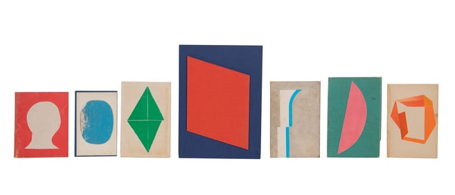 LAURI HOPKINS, GROUP OF 7 COLLAGES 2021