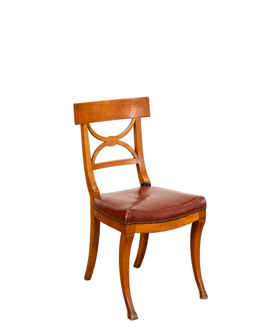 HERMES KLISMOS CHAIR WITH ORIGINAL LEATHER, 1920S (1 of 9)