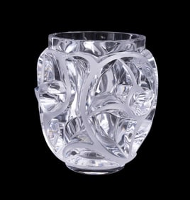 LALIQUE 'TOURBILLONS' CRYSTAL VASE, NO. 973