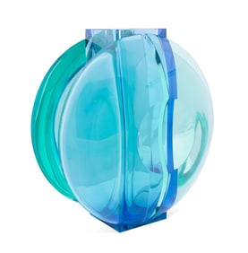 JIRI SUHAJEK FOR MOSER 'WHEELS' CRYSTAL VASE, 4/50