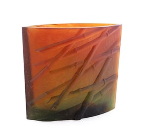 EMILLIO ROBBA FOR DAUM 'BAMBOO' VASE, 2/388