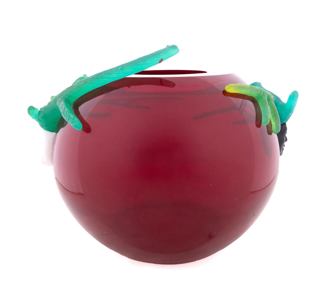 HILTON MCCONNICO FOR DAUM 'PHEDRE' VASE, 499/750 (1 of 8)