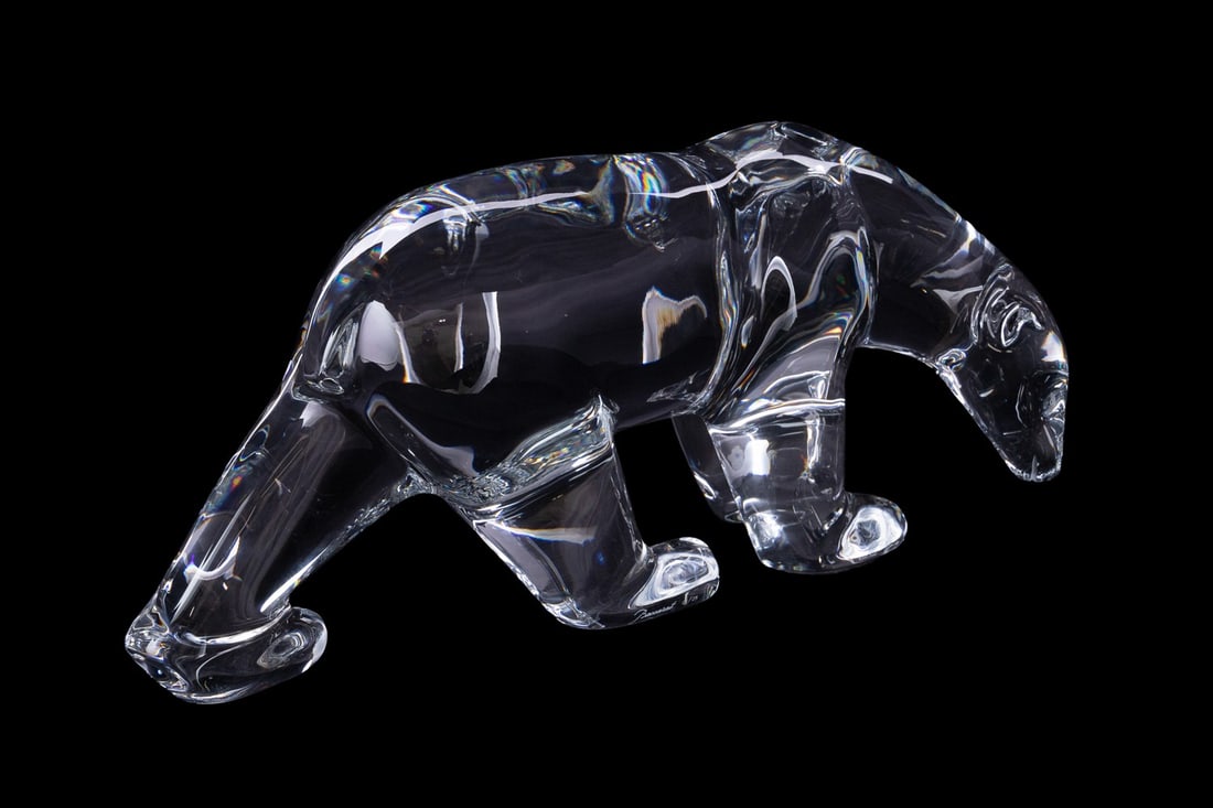LOET VANDERVEEN FOR BACCARAT POLAR BEAR, 15" LONG (1 of 10)