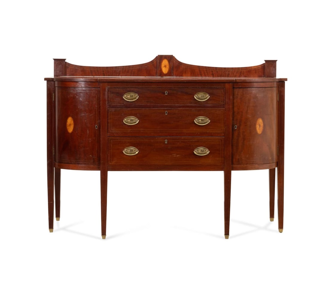 AMERICAN HEPPLEWHITE STYLE MAHOGANY SIDEBOARD (1 of 8)