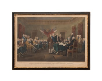 DECLARATION OF INDEPENDENCE 1823, AFTER TRUMBULL