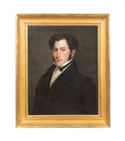 19TH C. PORTRAIT OF GENTLEMAN, STUDIO OF COLE