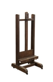 VINTAGE ADJUSTABLE WOODEN PAINTER'S EASEL