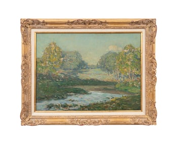 WILLIAM FORSYTH 'SUMMER LANDSCAPE' OIL