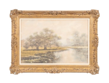 ALEXANDER JOHN DRYSDALE GOUCHE SPRING LANDSCAPE