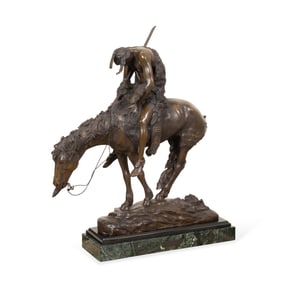 JAMES EARLE FRASER 'END OF THE TRAIL' BRONZE