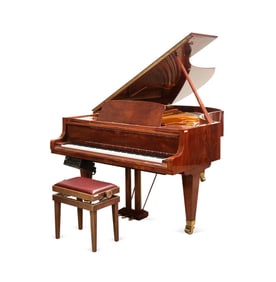 BOSENDORFER MAHOGANY '92 NOTE' 225 GRAND PIANO W/ PIANODISC