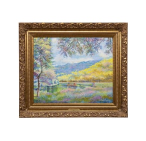 H. CLAUDE PISSARO, 'LORNE AUX OSNEAUX', OIL