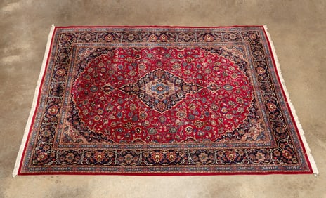 PERSIAN MASHAD HAND KNOTTED RUG