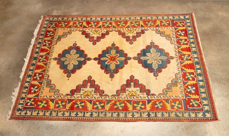 TURKISH SULTANHAN HAND KNOTTED RUG