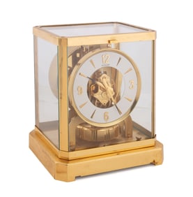 JEAGER-LECOULTURE ATMOS MANTLE OR SHELF CLOCK