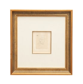 MANET, CHARLES BAUDELAIRE PORTRAIT, ETCHING