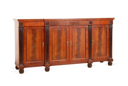 BAKER REGENCY STYLE MAHOGANY BUFFET